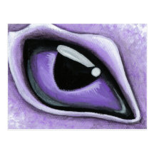 Eye Of The Baby Purple Dragon Postcard
