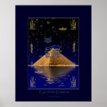 Eye of the Universe Egyptian Art Poster