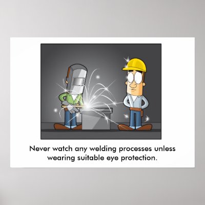 Eye Protection 002 Poster by SpeechBubbleDesigns
