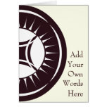 Eye Ray Medallion Greeting Cards