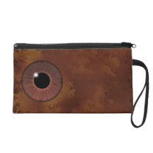 EYE SEE YOU WRISTLET PURSE