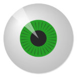 Eye Round Stickers