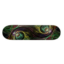Eye to Eye Abstract Art Skateboard