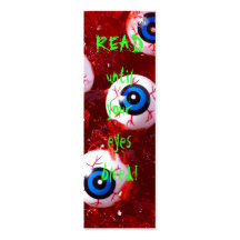Eyeball Bookmark Business Card Template