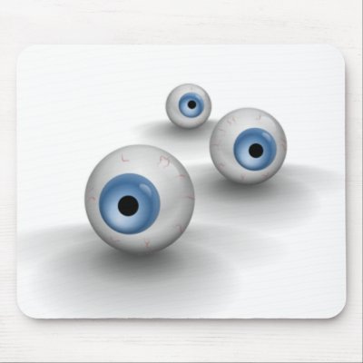 eyeballs mouse pads by zzzeeepsdesigns