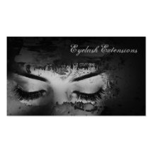 Eyelash Extensions business card