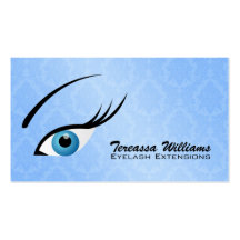 Eyelash Extensions Business Cards