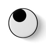 Eyes Looking Up Left Button
