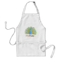 Eyes of India Peacock by Wendy C. Allen Apron