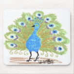Eyes of India Peacock by Wendy C. Allen mousepads