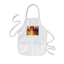 "Eyes of the Tiger" Paul Jackson Watercolor Apron