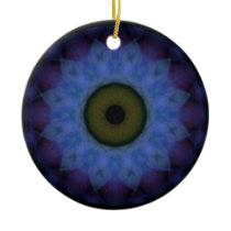 Eyesore Violet Blue Evil Eye Christmas Tree Ornaments