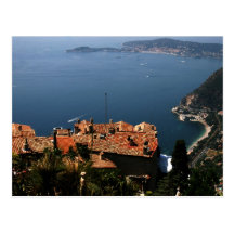eze, Provence postcard