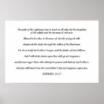 Ezekiel 25:17 Poster