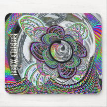 Ezekiel's Wheel: UFO or Magic Mushrooms? Mouse Pads