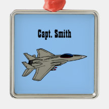 F15 Fighter Design Ornaments