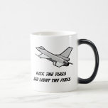 F16 Fighting Falcon In Flight Mugs