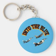 F16s INTO THE BLUE Key Chains