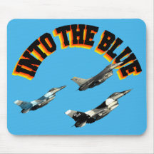 F16s INTO THE BLUE Mouse Pad
