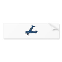 F4U4 CORSAIR IN A DIVE BUMPER STICKERS