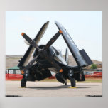 F4U-4N Corsair (Night Fighter Variant) Poster