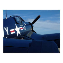 F4U Corsair Postcard