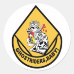 F-14 TOMCAT VF-142 Ghostriders Round Stickers