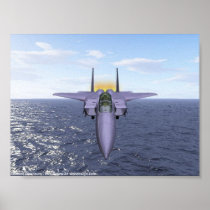 F-15 Flies over the Pacific Posters