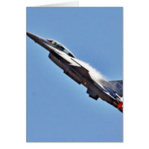 F 16s Jets Fighters Aeroplanes Greeting Card