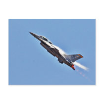 F 16s Jets Fighters Aeroplanes Postcards