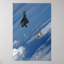 F-22 Raptor and F-15 Eagle