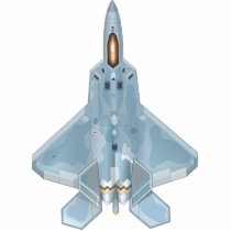 F-22 RAPTOR ORNAMENT PHOTO CUTOUT