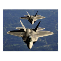 F-22A Raptors Postcard