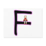 F Alphakins Girls Post Cards