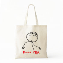 F Asterisk Yea Tote Bags