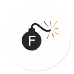 F Bomb stickers