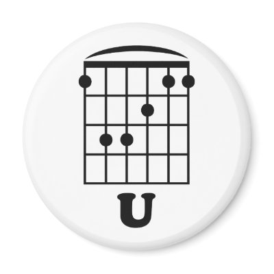 F Chord U Fridge Magnet by DarknessFallz
