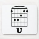 F Chord U mousepads
