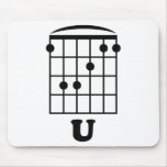 F Chord U mousepads