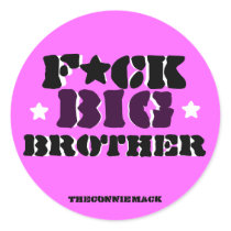 F*ck Big Brother Sticker