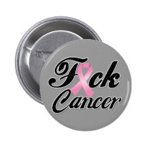 F*CK Breast Cancer Shirts Button