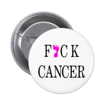 f*ck cancer soft text pin