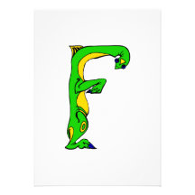 F dragon personalized invites