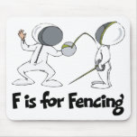 F is for Fencing Mousepad