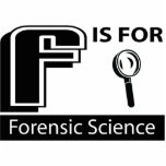 F Is For Forensic Science photo sculptures