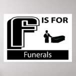F Is For Funerals Poster