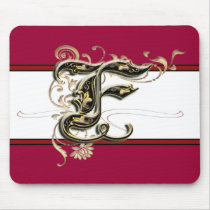 F Monogram mousepad