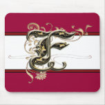 F Monogram mousepad