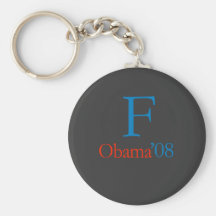 F OBAMA KEY CHAIN