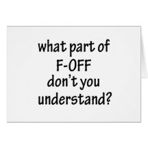 F-Off Cards